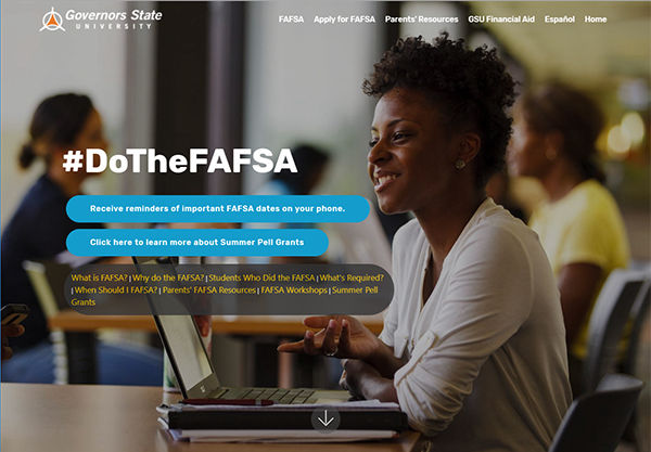 Governors State University FAFSA website