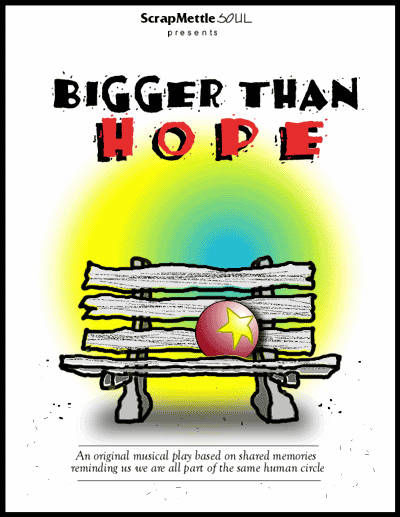 Bigger Than Hope show postcard
