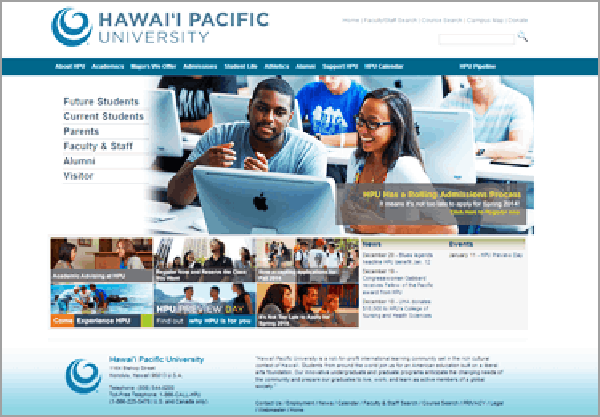 Hawaii Pacific University site